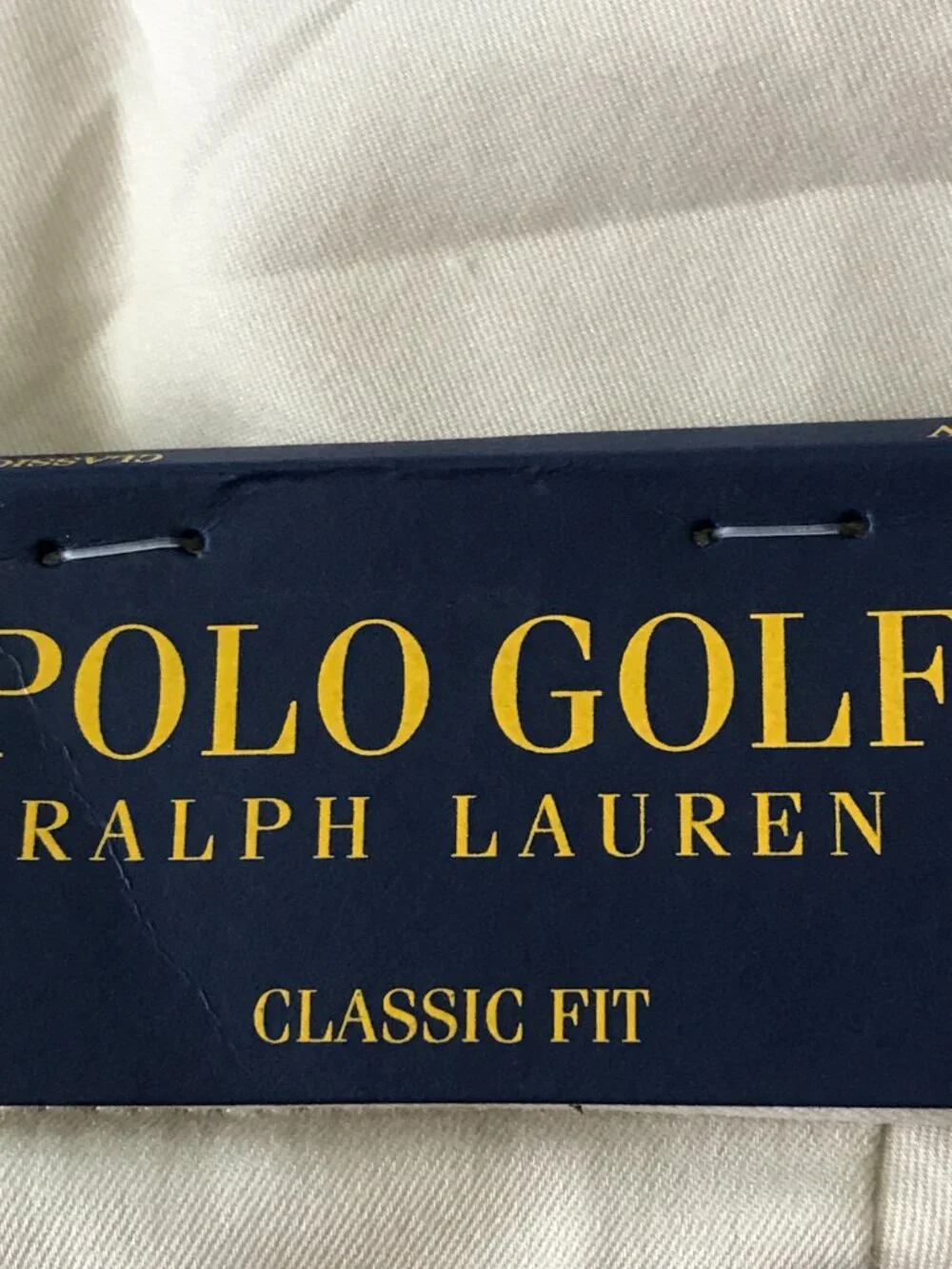 Polo Golf Ralph Lauren Shorts Men 38 Beige High Rise Moisture Wicking Athleisure